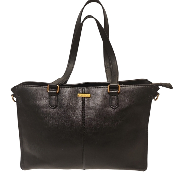 Rachel Zoe Handbags - Rachel Zoe Women's Black Helsie Classic Vegan Satchel